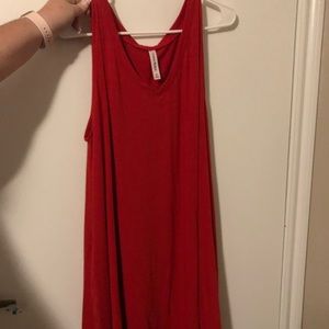 NWOT Red Dress With Pockets